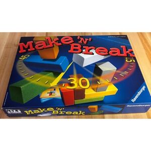 Ravensburger MAKE 'N' BREAK Board Game 2004 complete EUC